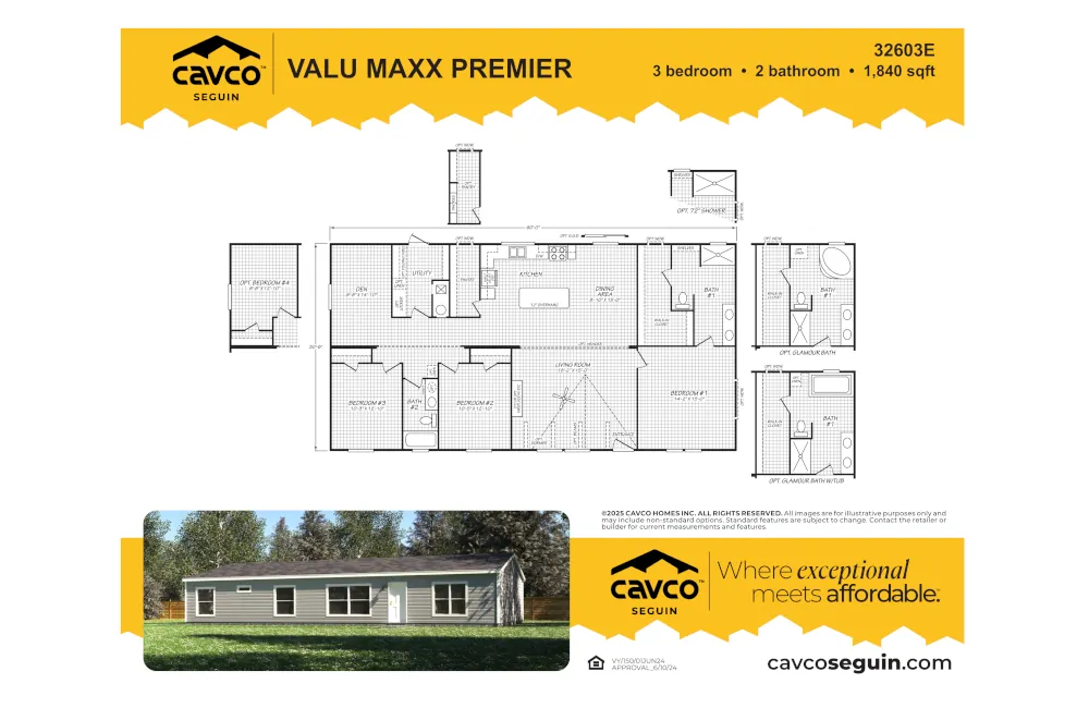 Double Maxx ELITE 60 VY32603E Floor Plan