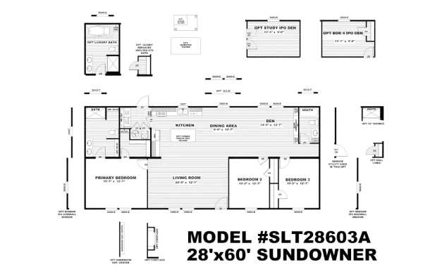 Sundowner SLT28603A Floorplan Sundowner SLT28603A Floorplan