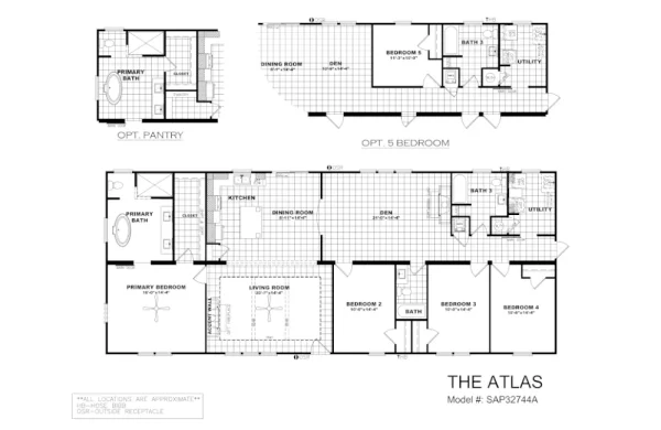 The Atlas SAP32744A Floor Plan The Atlas SAP32744A Floor Plan