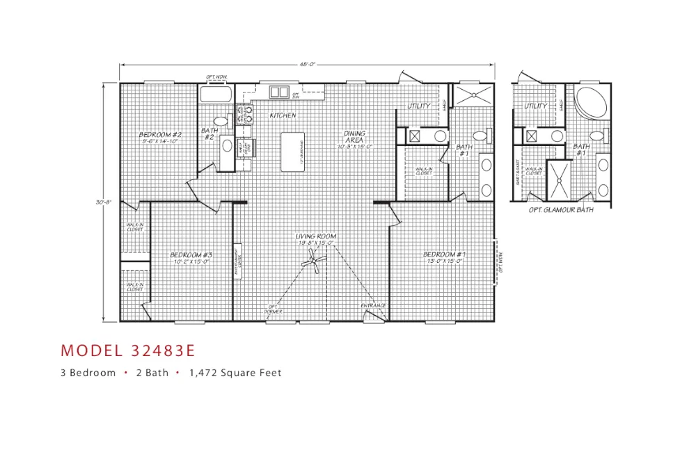 Double Maxx ELITE 48 – VY32483E – Floor Plan