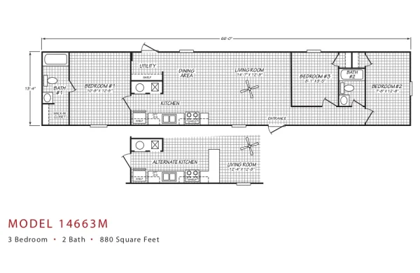 Maxx 66 VM14663M Floor Plan Maxx 66 VM14663M Floor Plan