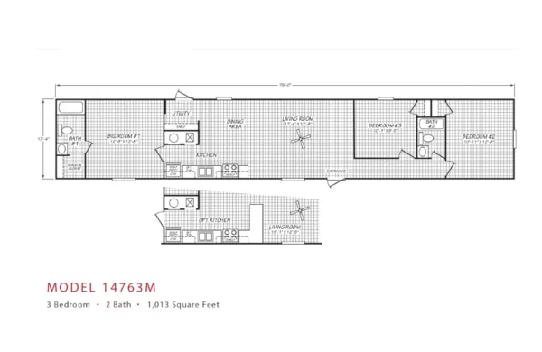 Maxx 76 – VM14763M – Floor Plan Maxx 76 – VM14763M – Floor Plan