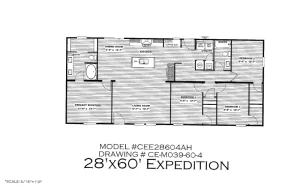Expedition – 28604A – Floor Plan