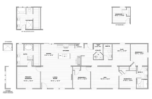 Snowcap CEE28764B Floorplan