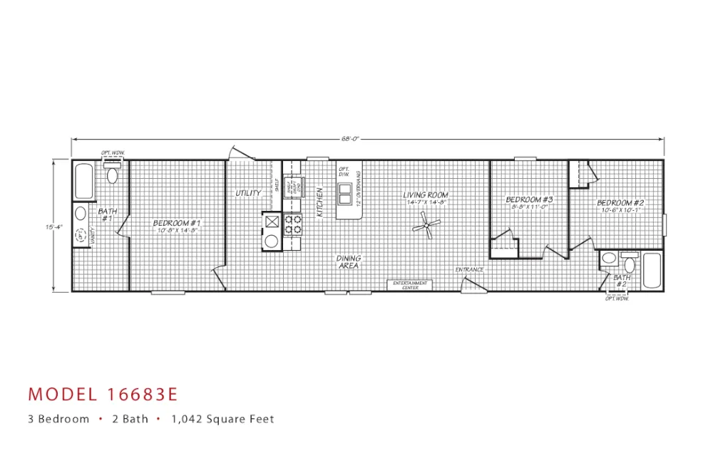 Maxx ELITE 68 – VY16683E – Floor Plan