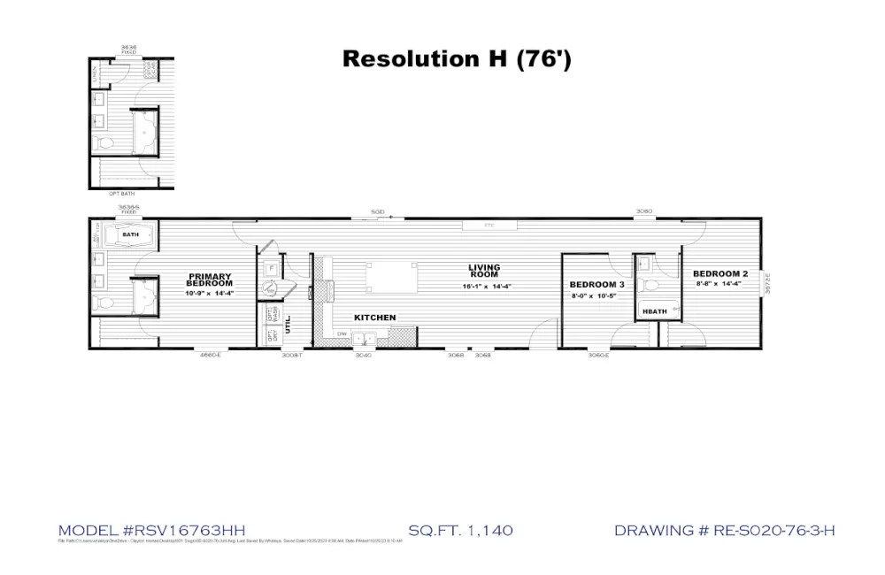 Resolution H – Floor Plan