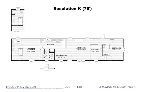 Resolution K – Floor Plan Resolution K – Floor Plan