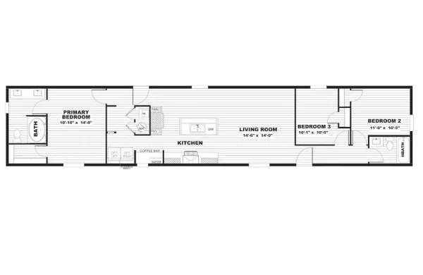 The Mariner CEE16763E FloorPlan