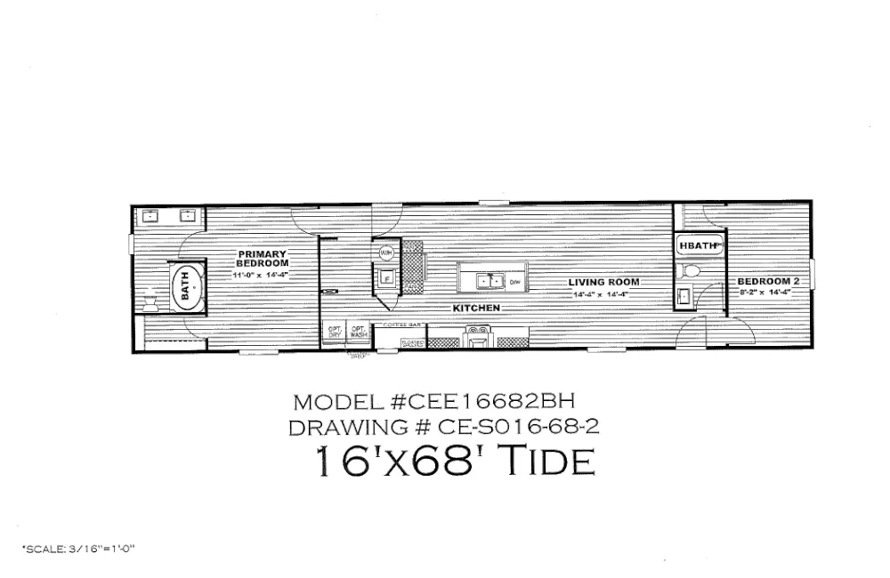 Tide – 16682A – Floor Plan