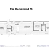 Homestead 76 – HSD16763A – Floor Plan Homestead 76 – HSD16763A – Floor Plan