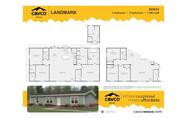 28563U Landmark 2856U Floor Plan 28563U Landmark 2856U Floor Plan