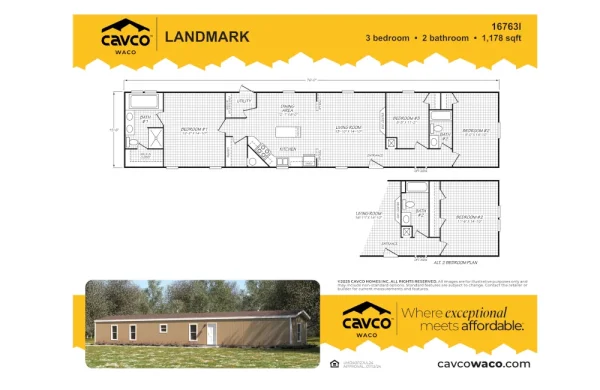 16763I Landmark 76I Floor Plan 16763I Landmark 76I Floor Plan