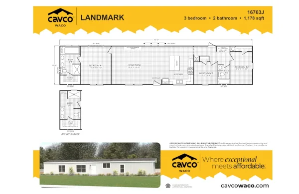 16763J Landmark 76J Floor Plan