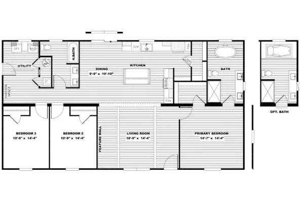 Emilie Elite NXI32563A0 Floorplan