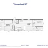 Homestead 56 HSD16562A Floor Plan