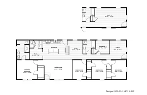 28x72 Hey Jude Floor Plan