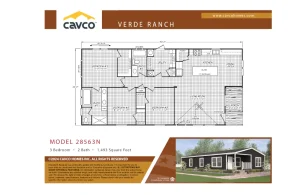 Double Verde 56 VC28563N Floorplan