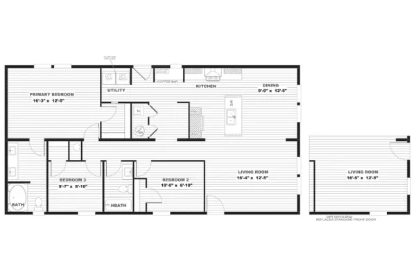 The Cook CEJ28523A Floorplan