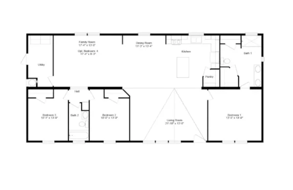 Emerald 2860 EM28603A Floorplan Emerald 2860 EM28603A Floorplan