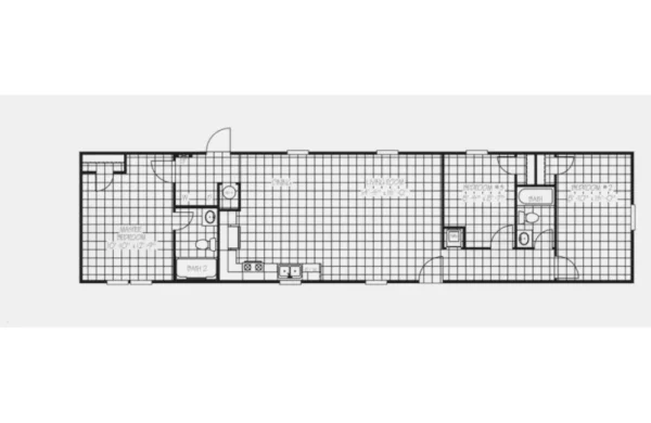 The Tropic FAC16663A Floorplan The Tropic FAC16663A Floorplan