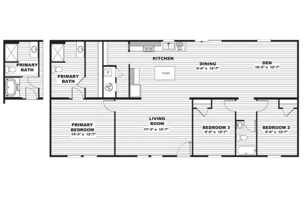 Cedar TRT28563C Floorplan Cedar TRT28563C Floorplan