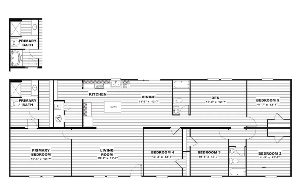 Redwood TRT28765RH Floorplan
