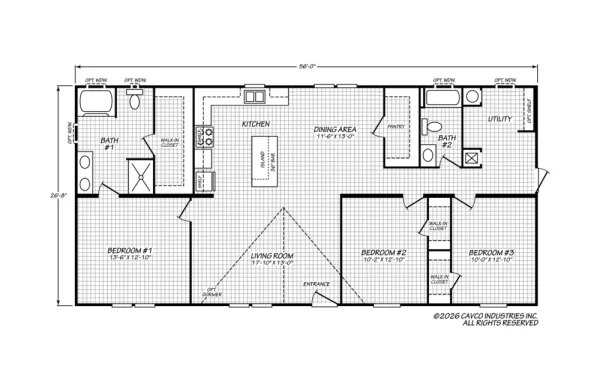 The Trailblazer V428563P FloorPlan