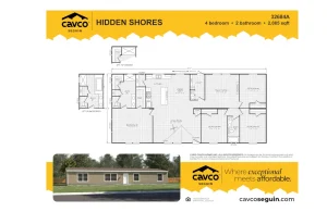 Hidden Shore 3268 HS32684A Floorplan