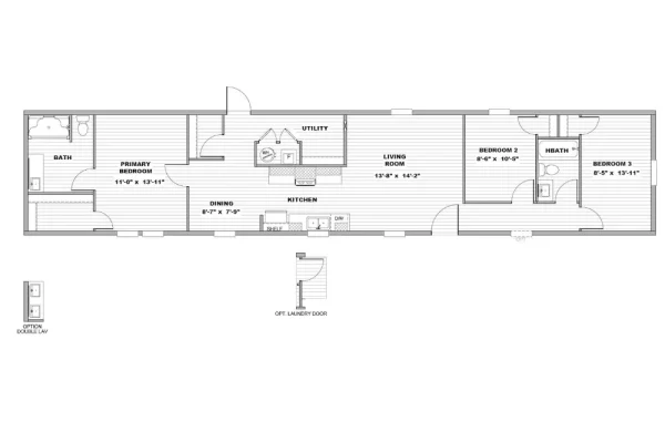 The Northstar HZN16763A FloorPlan