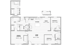 Vista HZN28483A Floorplan