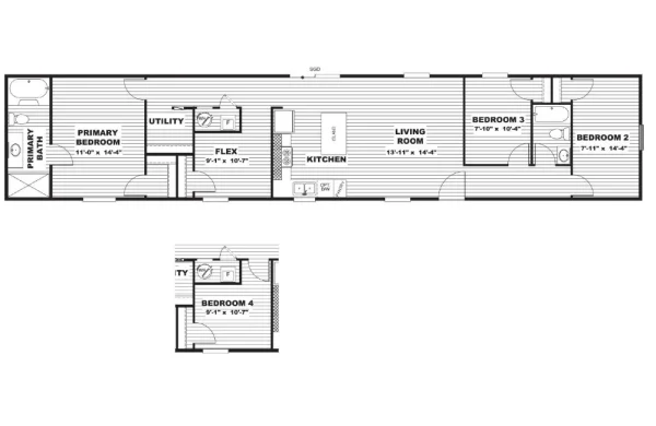 Aspen TRT16763AH Floorplan Aspen TRT16763AH Floorplan