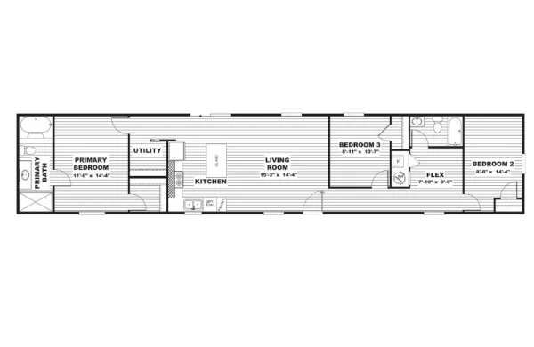 Birch TRT16763B Floorplan Birch TRT16763B Floorplan