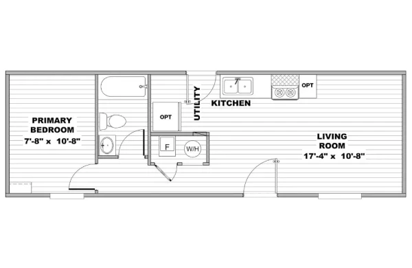 Buttercup TRT12361PH Floorplan Buttercup TRT12361PH Floorplan