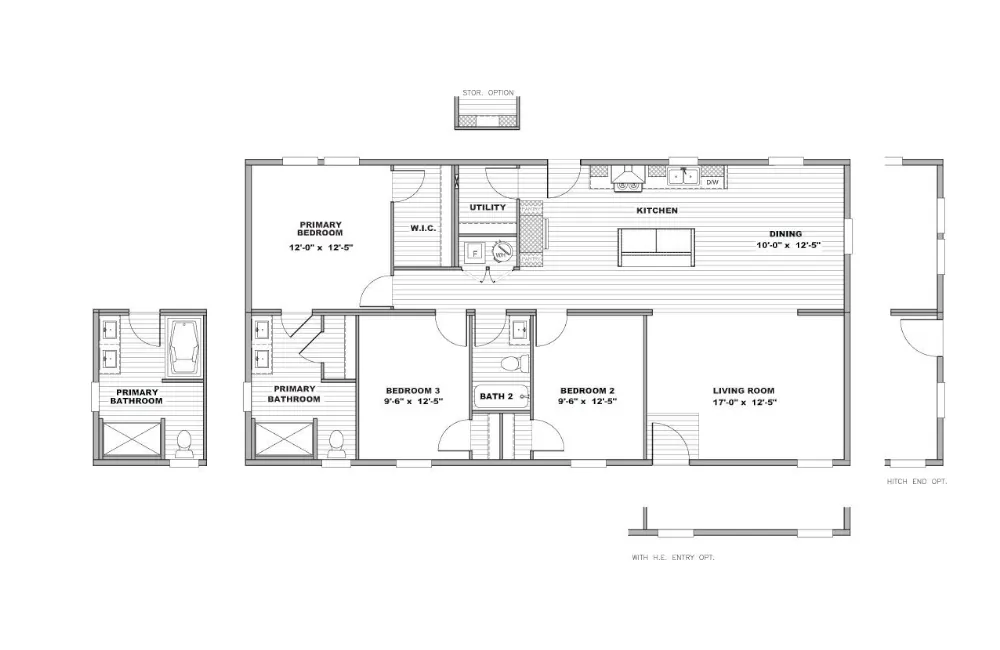 Ballad TPO28523B FloorPlan Ballad TPO28523B FloorPlan