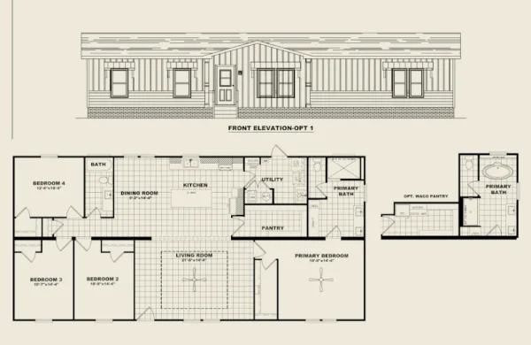 Iron Peak SAP32644A Floor Plan