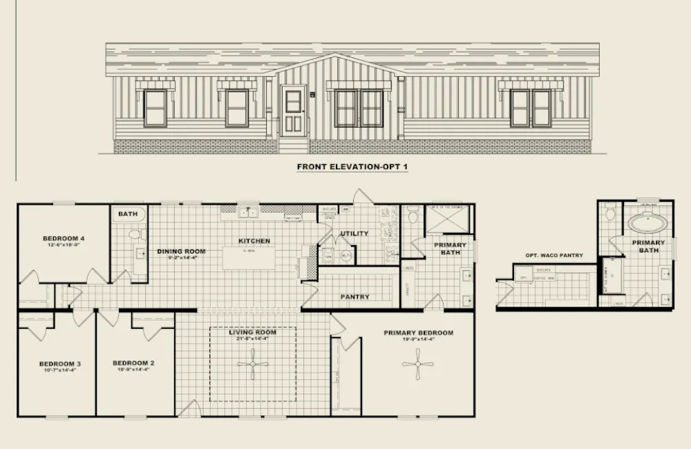 Iron Peak SAP32644A Floor Plan