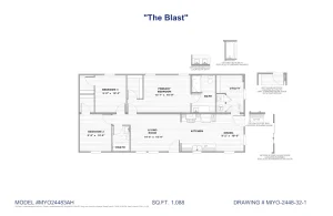 The Blast MYO24483A FloorPlan