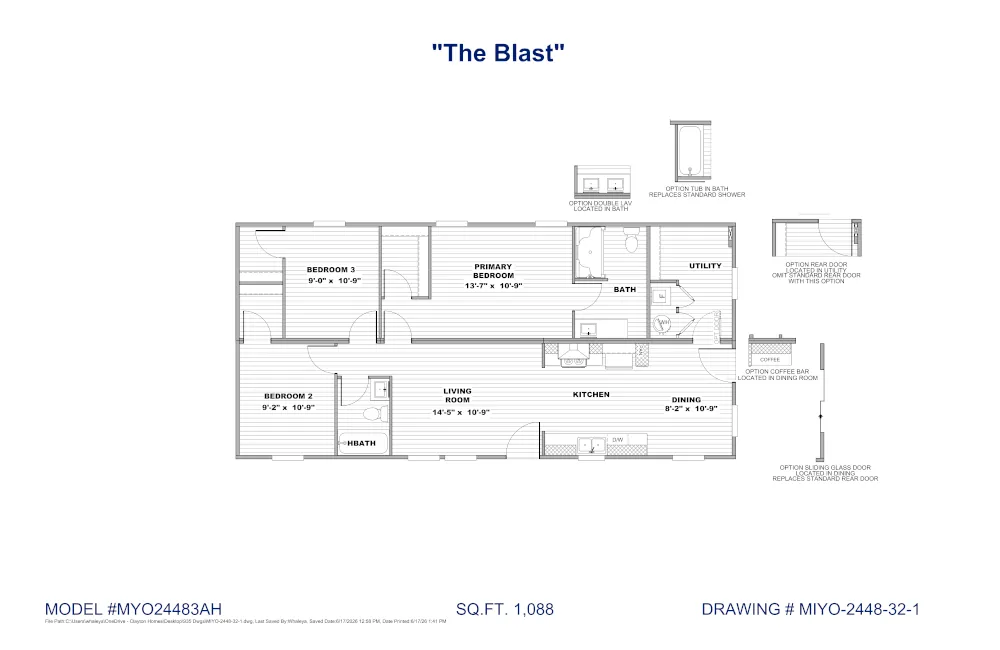 The Blast MYO24483A FloorPlan