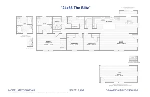 The Blitz MYO24663A FloorPlan