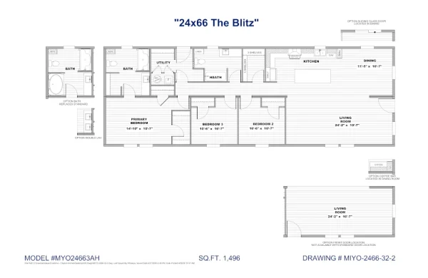 The Blitz MYO24663A FloorPlan The Blitz MYO24663A FloorPlan