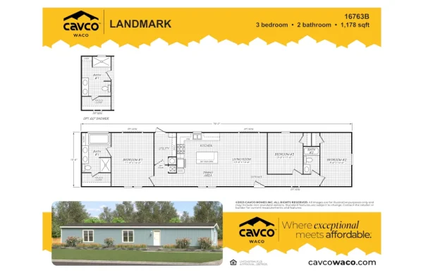 Landmark 76B LM16763B FloorPlan