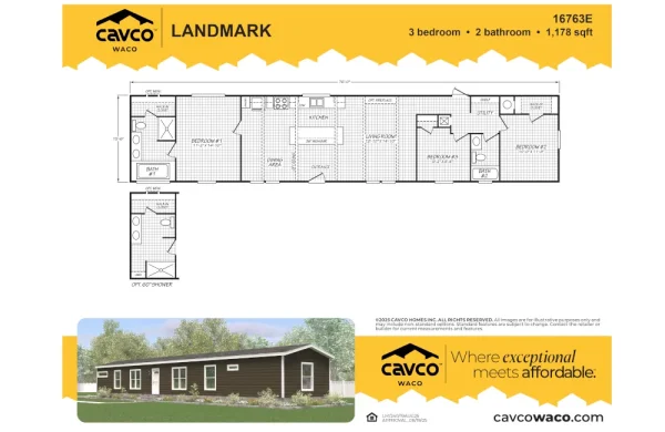 Landmark 76E LM16763E FloorPlan