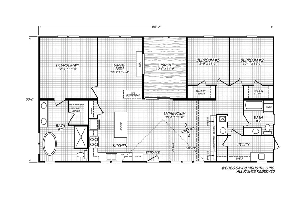 Vantage AO32563N FloorPlan Vantage AO32563N FloorPlan