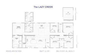 Lazy Creek IVI32725A Floorplan