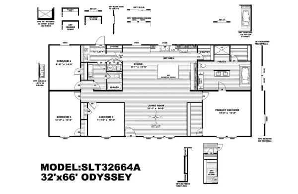 Odyssey SLT32603A Floorplan Odyssey SLT32603A Floorplan
