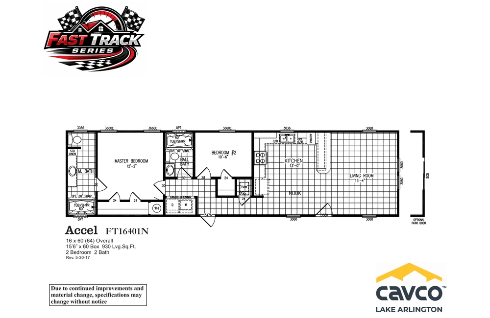 FT16602N Accel Floor Plan